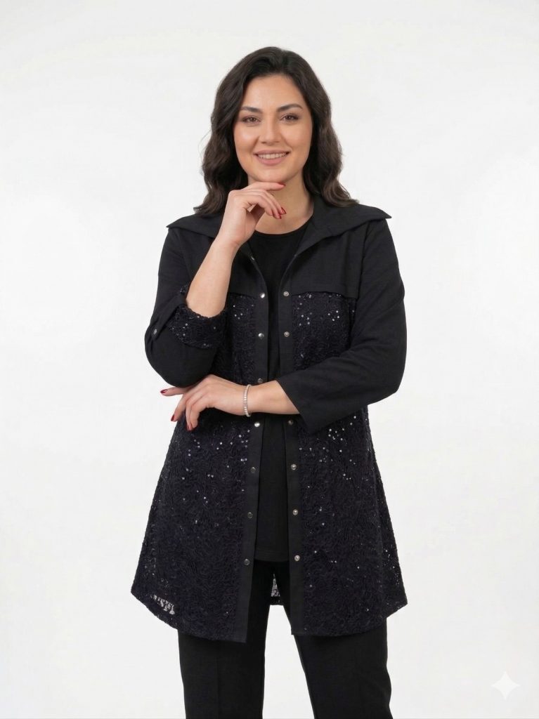 FEMİNA  Önü Pullu 3'lü Takım  64860 - Siyah