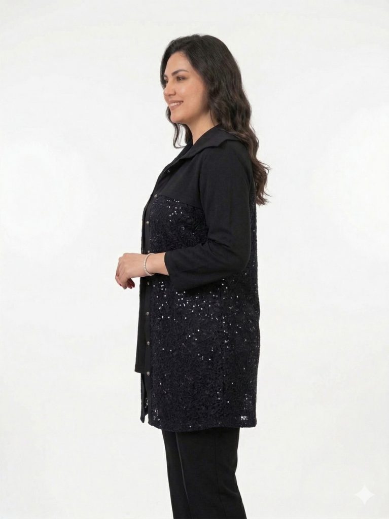 FEMİNA  Önü Pullu 3'lü Takım  64860 - Siyah