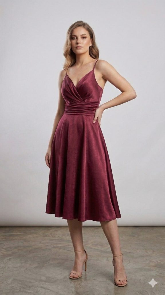 CENTİLMEN V Yaka Yırtmaçlı Abiye Elbise  8335