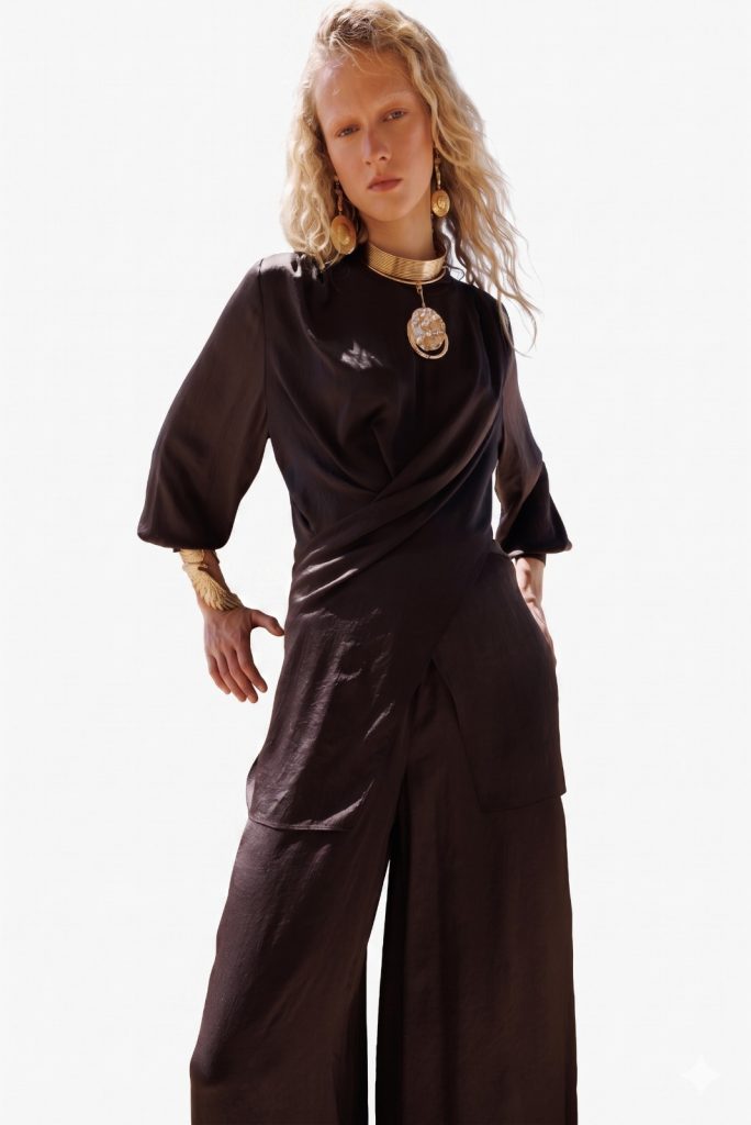 GHİSA Rahat Kesim Belden Bağlamalı 2'Lİ Takım . 9160 - kahve