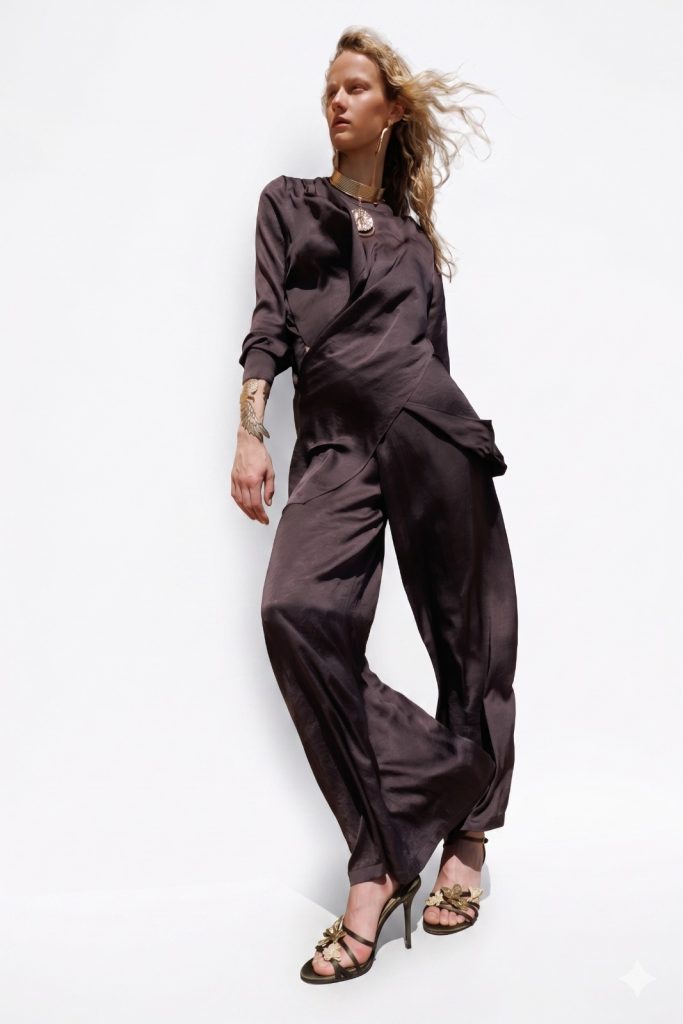 GHİSA Rahat Kesim Belden Bağlamalı 2'Lİ Takım . 9160 - kahve