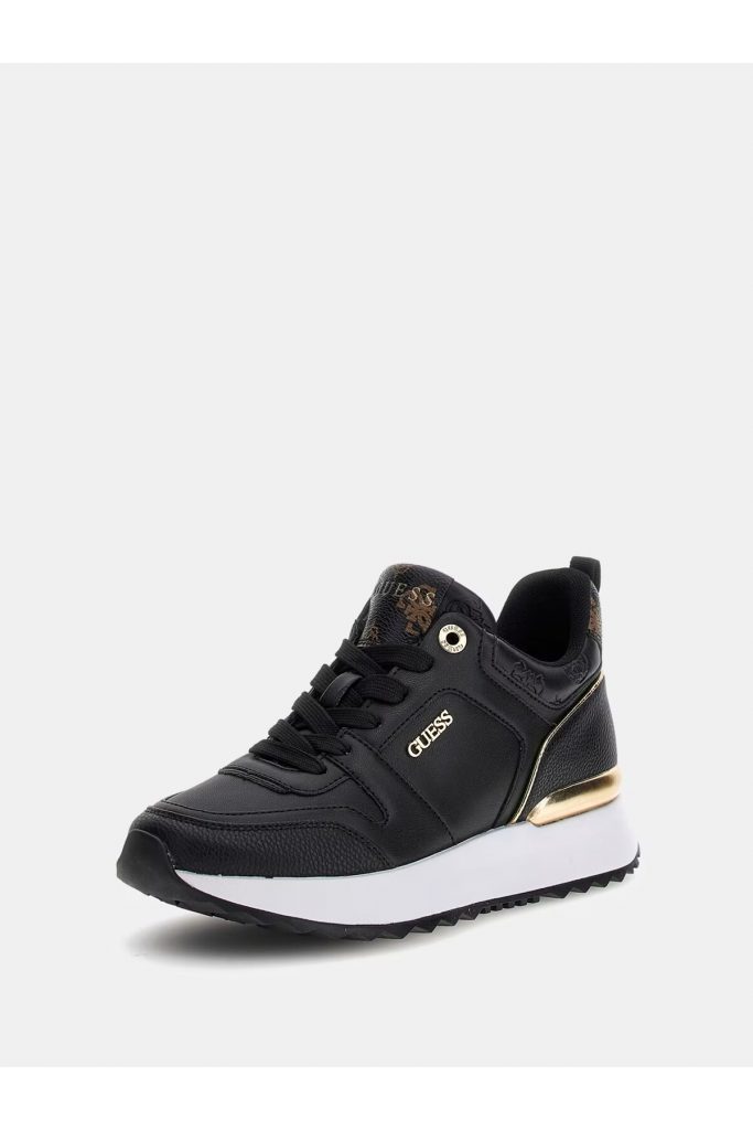 GUESS Kaddy Logo Detaylı Sneaker FL8DDYELE12 - Siyah
