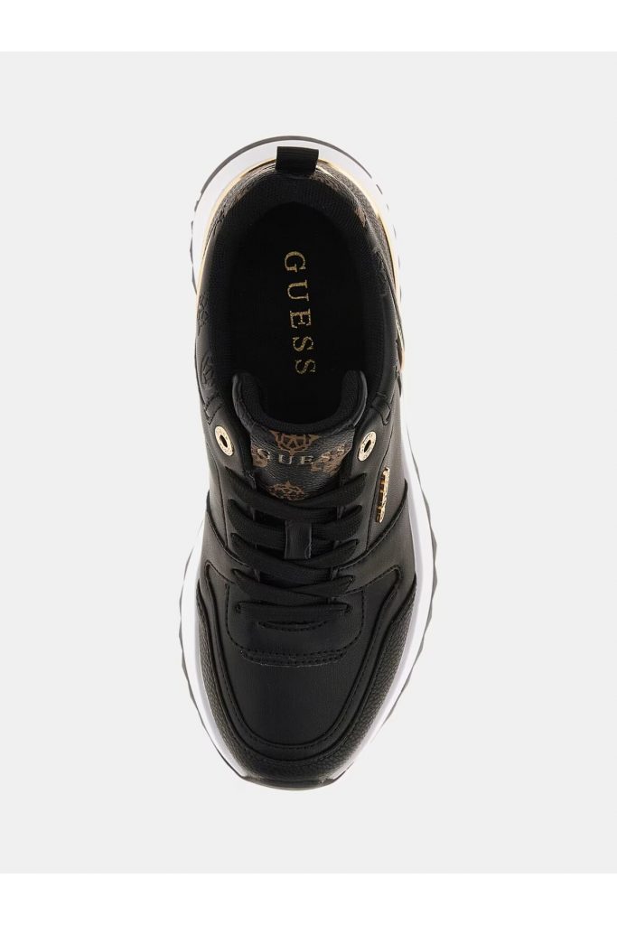 GUESS Kaddy Logo Detaylı Sneaker FL8DDYELE12 - Siyah