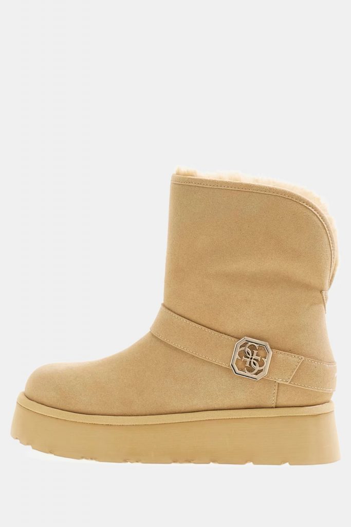 GUESS Dolsay Süet Deri Bot FLFDOLESU10 - KREM