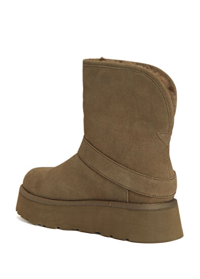 GUESS Dolsay Süet Deri Bot FLFDOLESU10 - YEŞİL