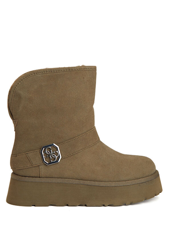 GUESS Dolsay Süet Deri Bot FLFDOLESU10 - YEŞİL