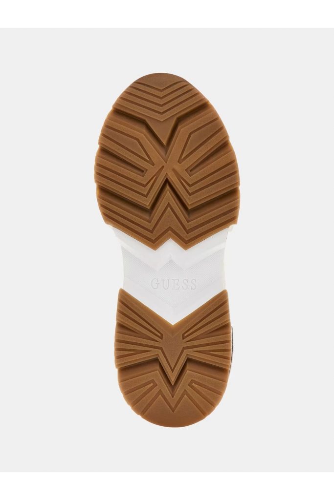 GUESS Lamine Eklentili Carrli Spor Ayakkabı FLGCAIFAB12 - KREM