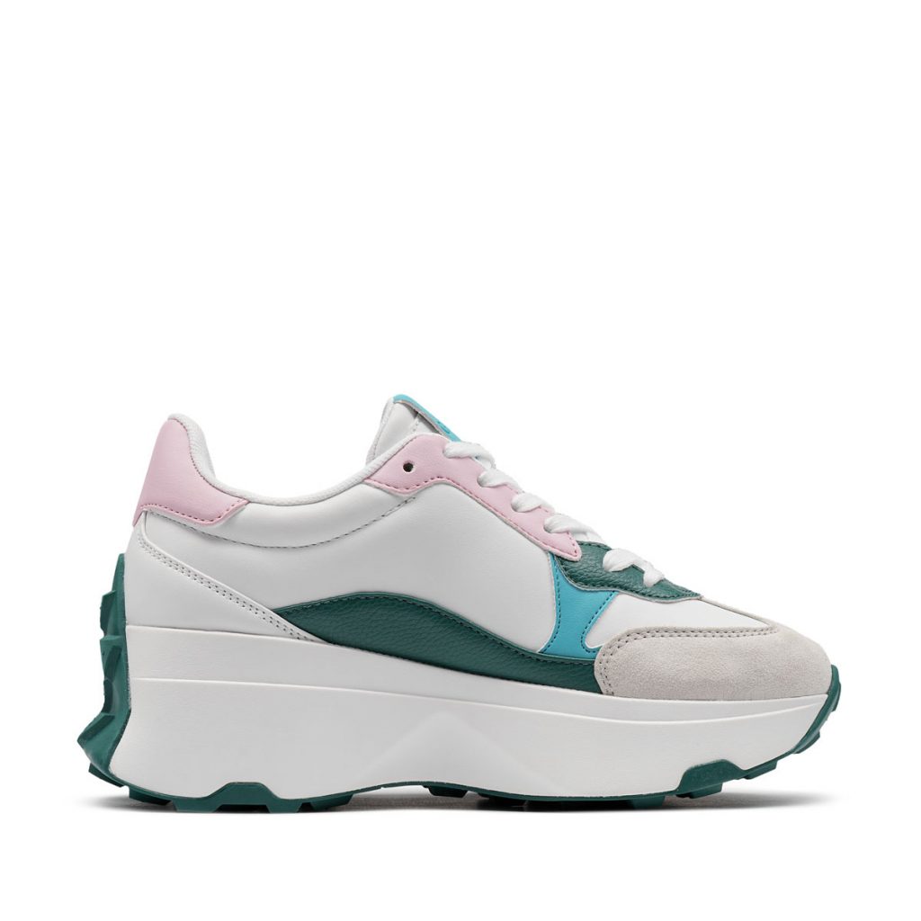 GUESS Kadın Spor Ayakkabı FLPCB7ELE12 - YEŞİL