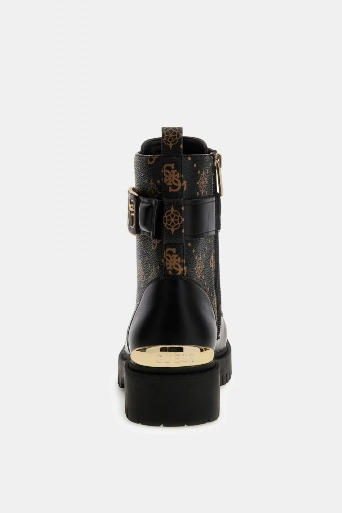 GUESS Orando 4G Ve Peony Logolu Postal Bot FLTORAFAL10 - SİYAH-KAHVE