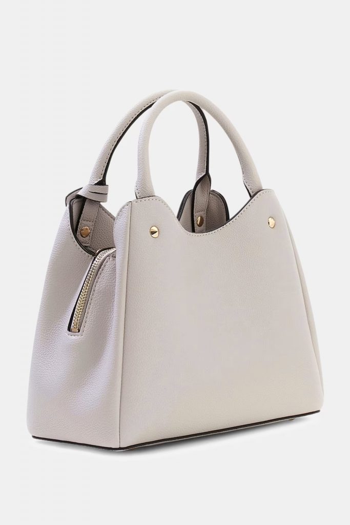 GUESS Meridian Logo Çanta HWBG6974050 - KREM