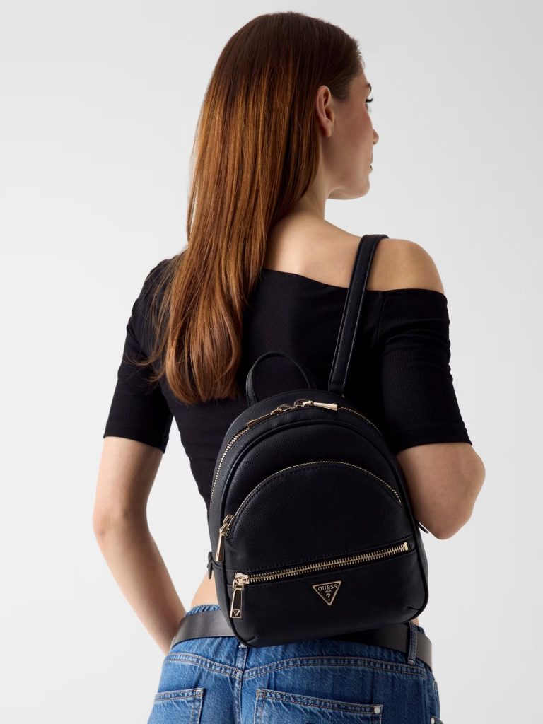 GUESS Cepli Mini Sırt Çantası HWBG7118320 - Siyah