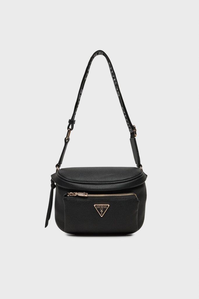 GUESS  Logolu Ayarlanabilir Omuz Askılı Çanta HWBG9006800 - Siyah