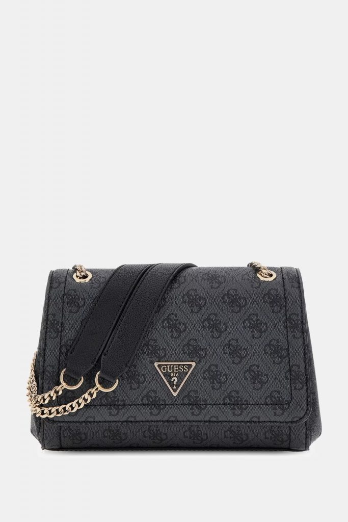 GUESS  Noelle 4G Logolu Mini Çapraz Çanta HWBG9672210 - ANTRASİT