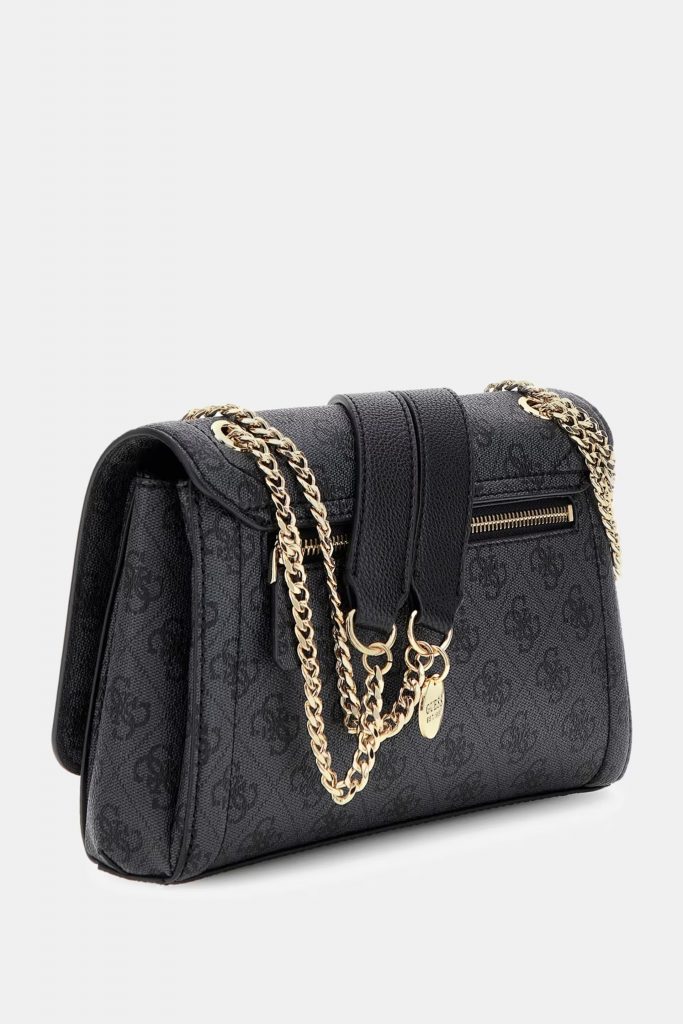 GUESS  Noelle 4G Logolu Mini Çapraz Çanta HWBG9672210 - ANTRASİT