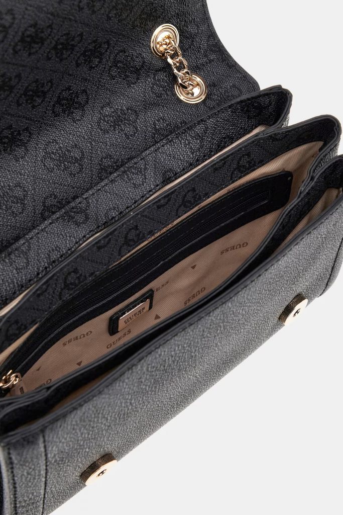 GUESS  Noelle 4G Logolu Mini Çapraz Çanta HWBG9672210 - ANTRASİT