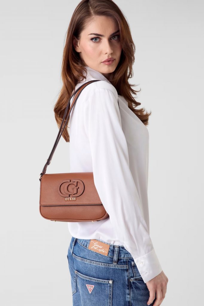 GUESS Kadın Omuz Çantası HWBG9905210 - konyak