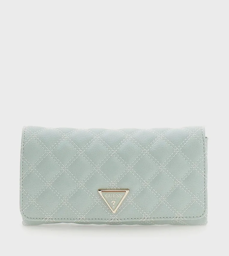 GUESS Kapitone Mini Çapraz Askılı Çanta HWBQ9673750 - gumus