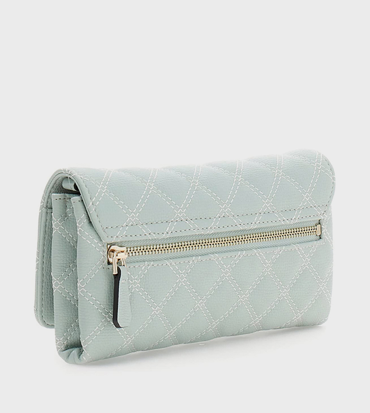 GUESS Kapitone Mini Çapraz Askılı Çanta HWBQ9673750 - gumus