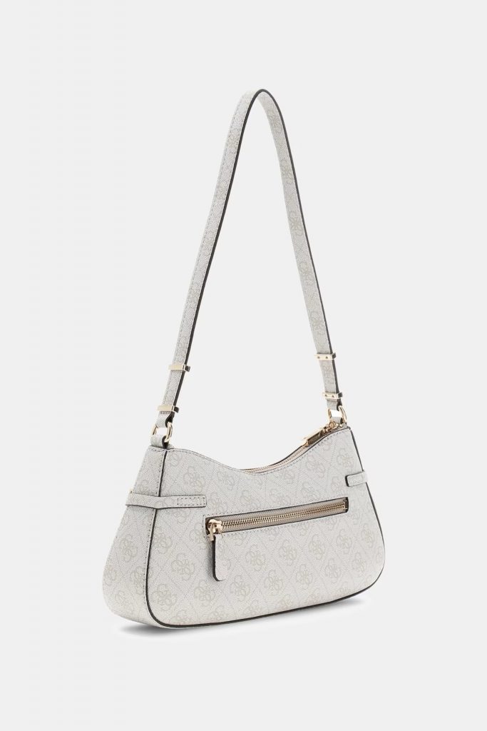 GUESS Leona Logo Omuz Çantası HWSG9917180 - kemik