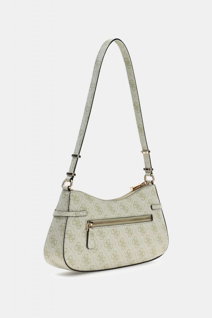 GUESS Leona Logo Omuz Çantası HWSG9917180 - YEŞİL