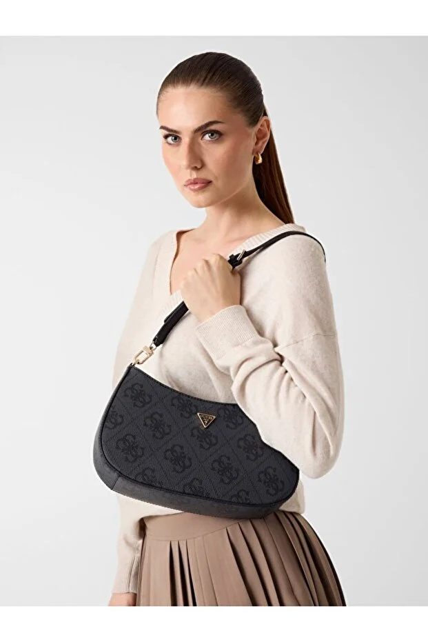 GUESS Noelle Kadın Omuz Çantası HWSO9672180 - ANTRASİT