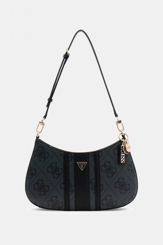GUESS Noelle Omuz Çantası HWSS9672180 - ANTRASİT