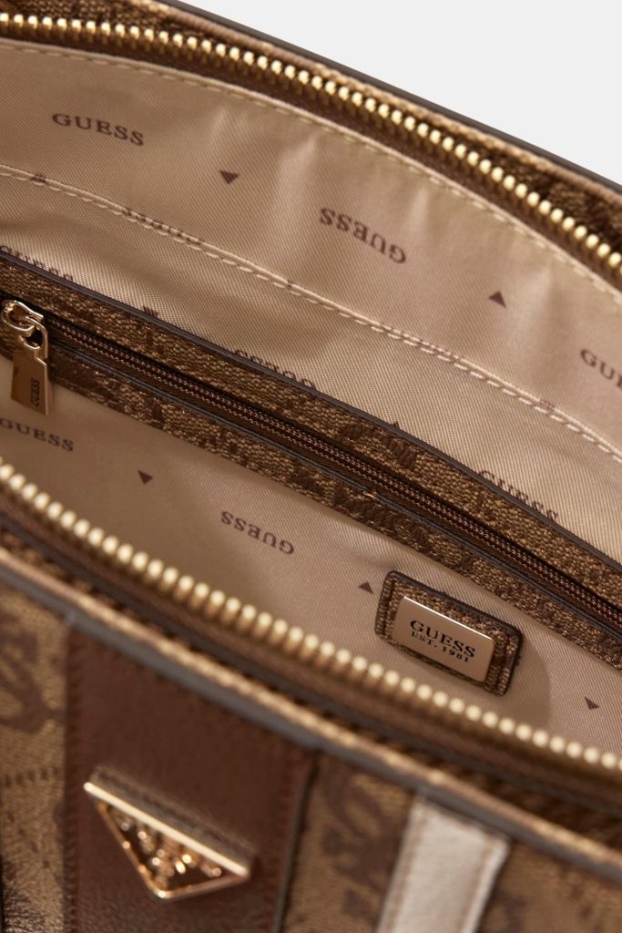 GUESS Noelle Shopper Çanta HWSS9672250 - Latte