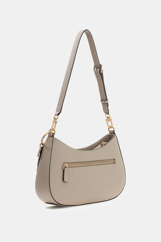 GUESS Noelle Saffiano Omuz Çantası HWZG9672180 - VİZON