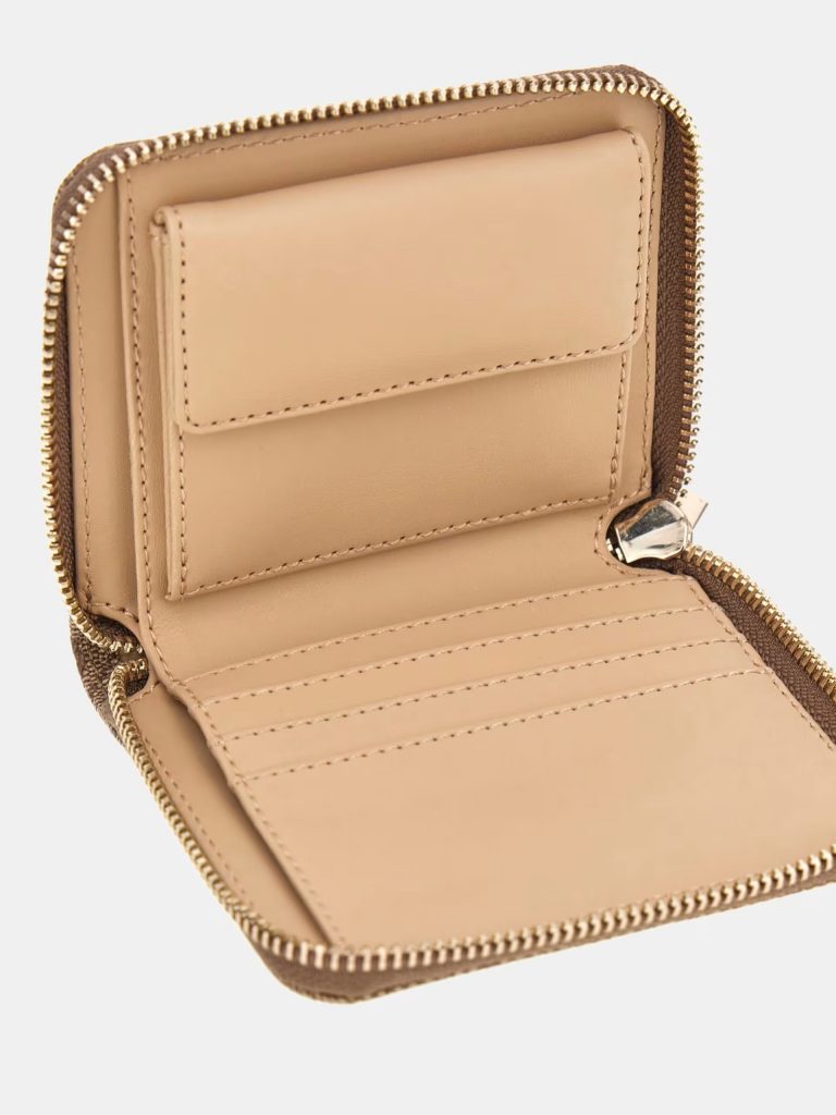 GUESS Laurel 4G Logolu Küçük Boy Cüzdan SWSG7459137 - Latte
