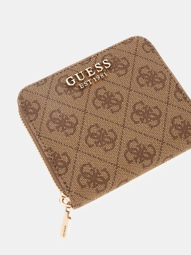 GUESS Laurel 4G Logolu Küçük Boy Cüzdan SWSG7459137 - Latte
