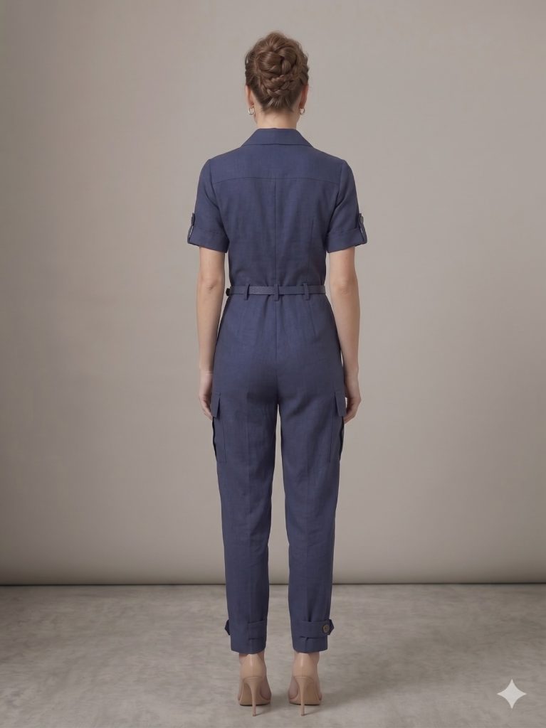 İNTERSAN DESİGNER CLUP Kemer Detaylı Alt Üst Takım 17344 - İNDİGO