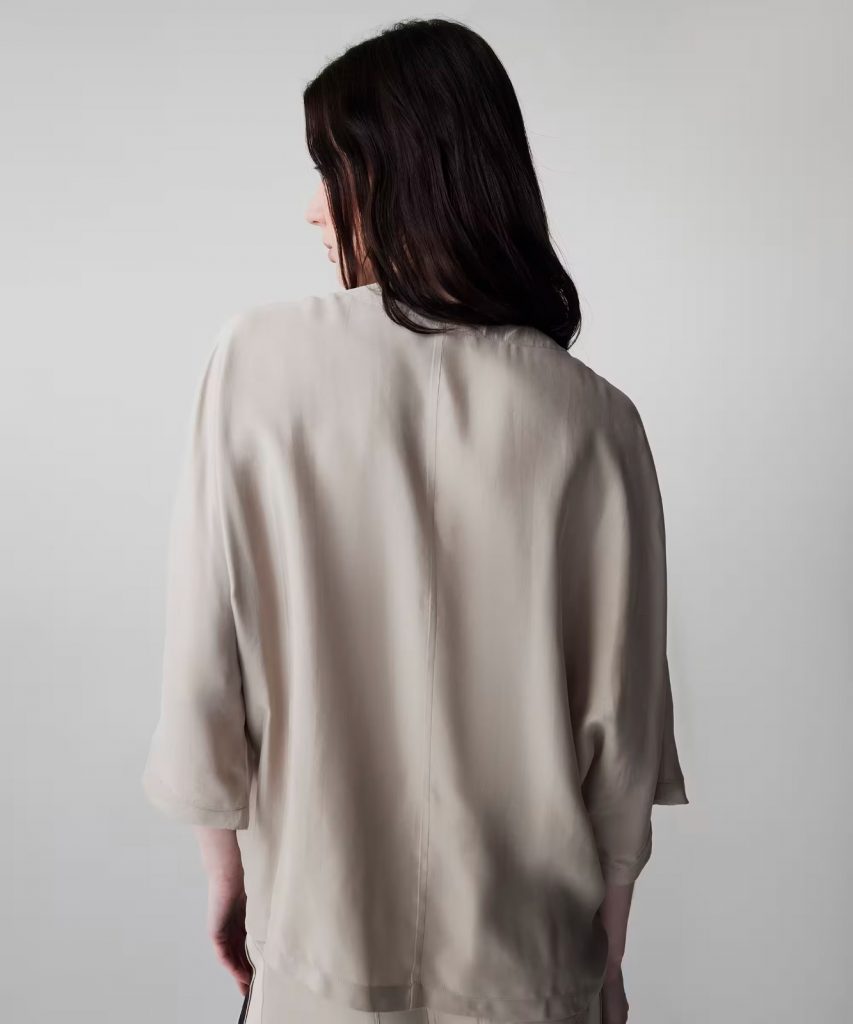 İPEKYOL Ayarlanabilir Büzgülü Colorblock Bluz IS1260006084