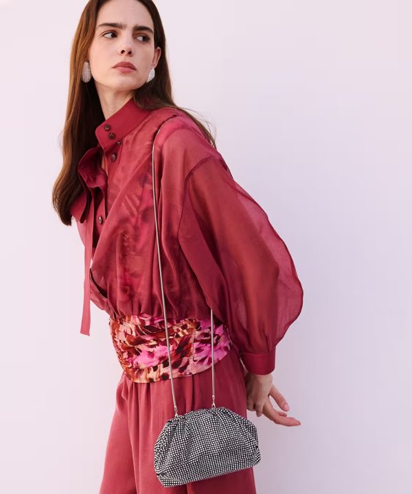 İPEKYOL Yüksek Yaka Yalon Bluz IS1260006111