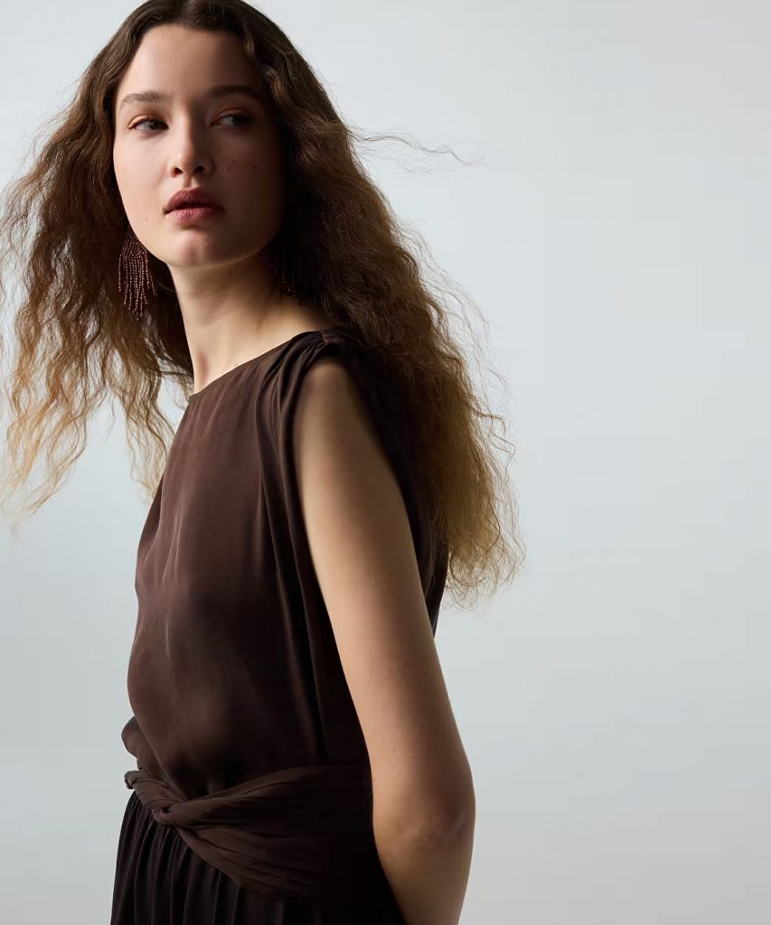 İPEKYOL Asimetrik Kol Bluz IS1260006173