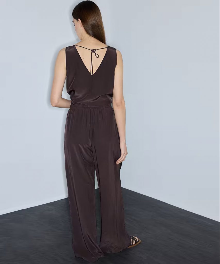 İPEKYOL Payetli Ve Boncuklu Pantolon  IS1260003170 - kahve