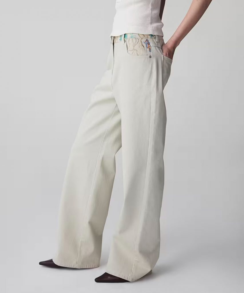 İPEKYOL Nakışlı Pantolon IS1260018004 - naturel