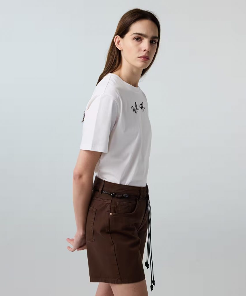 İPEKYOL Slogan Baskılı İşlemeli Tişört  IS1260070245