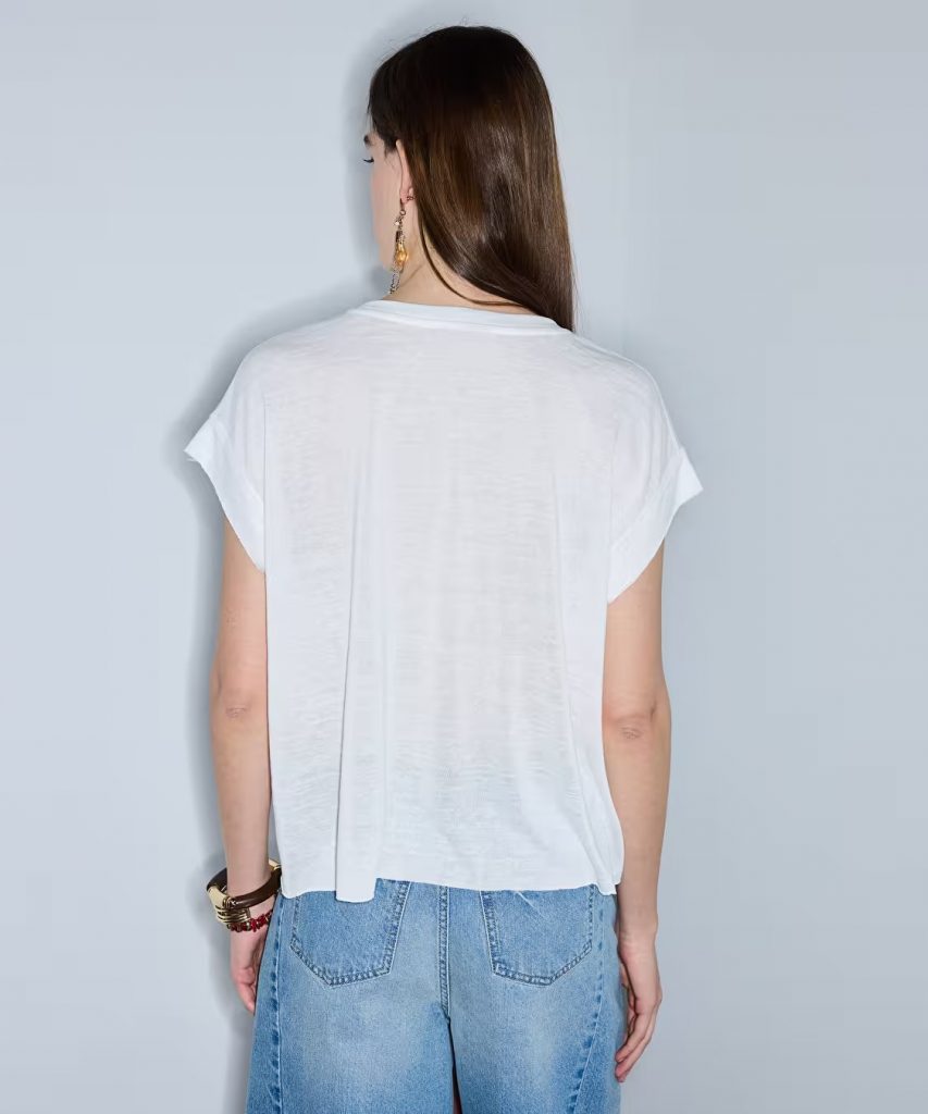 İPEKYOL Kroşe Cepli T-shırt IS1260070246 - EKRU