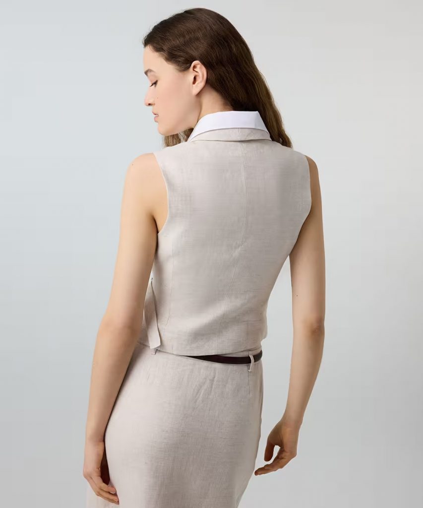 İPEKYOL Çift Parça Görünüm Yelek IS1260007036 - TAŞ