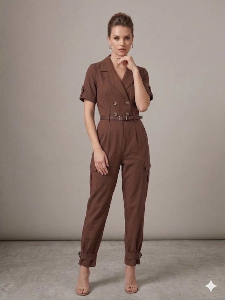 İNTERSAN DESİGNER CLUP Kemer Detaylı Alt Üst Takım 17344 - kahve
