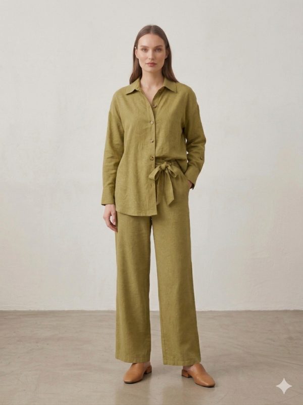 KAYRA Kendinden Çiçek İşlemeli Takım 16063