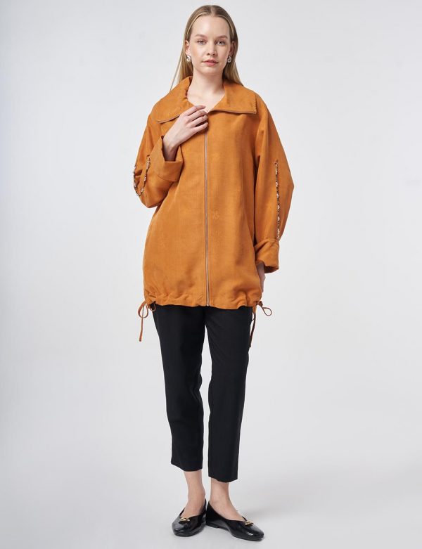 KAYRA Geniş Yaka Modal Ceket 73024