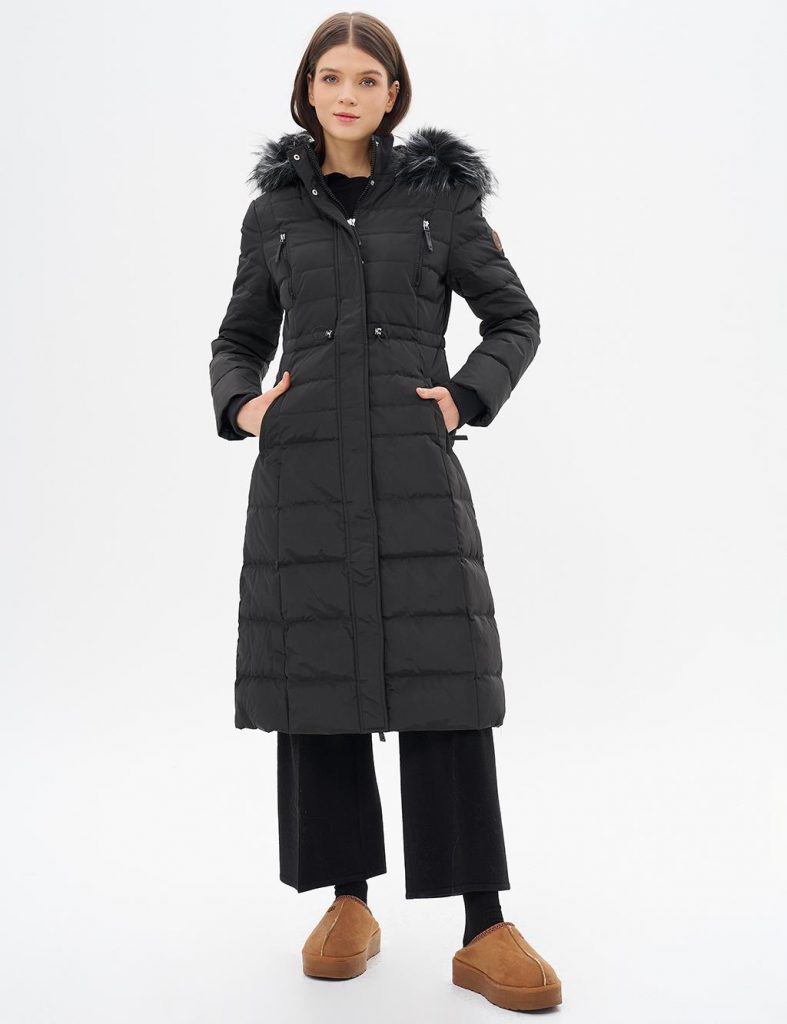KAYRA Kaz Tüyü Dolgulu Uzun Mont 27001