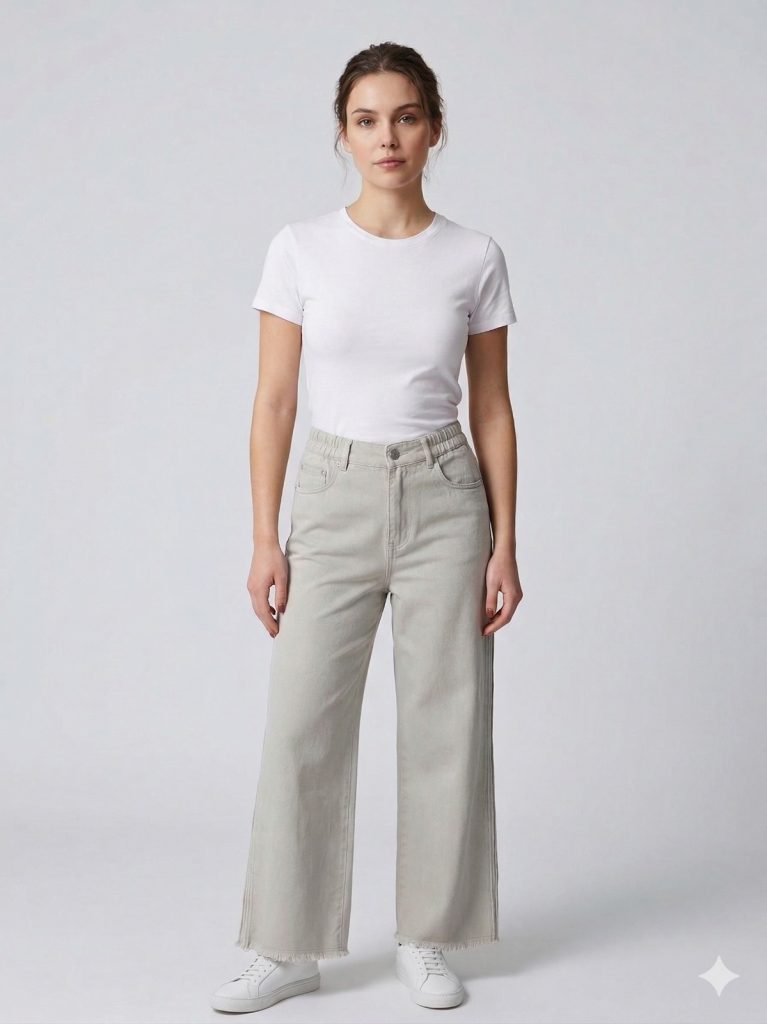 KAYRA Paçası Püsküllü Pantolon 79043