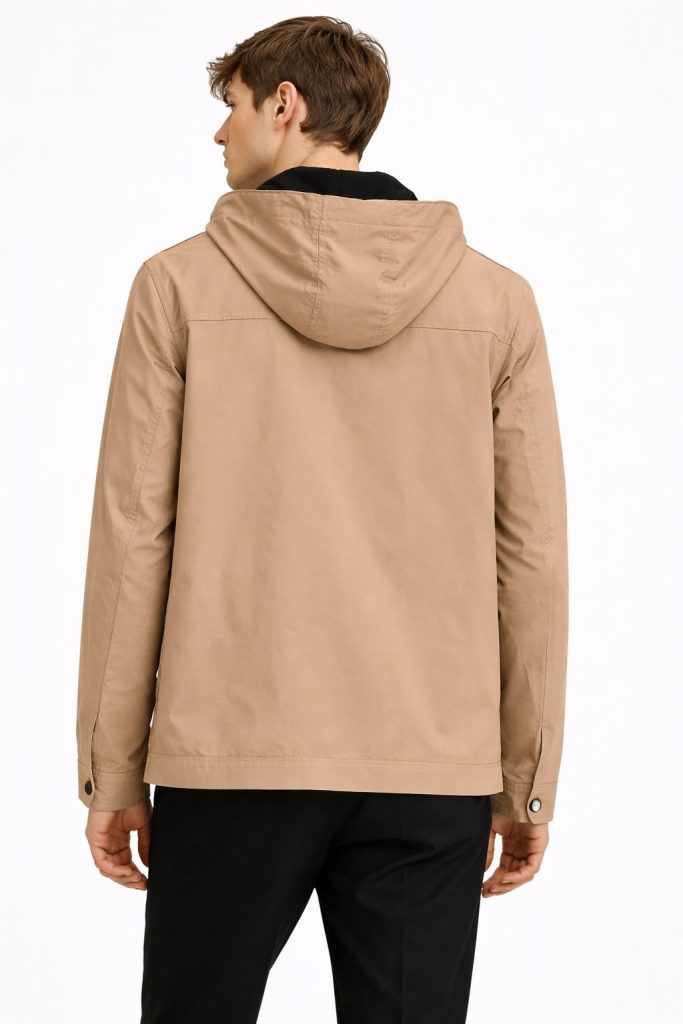 KİP Yakası Cepli Kapüşonlu Mont 10025