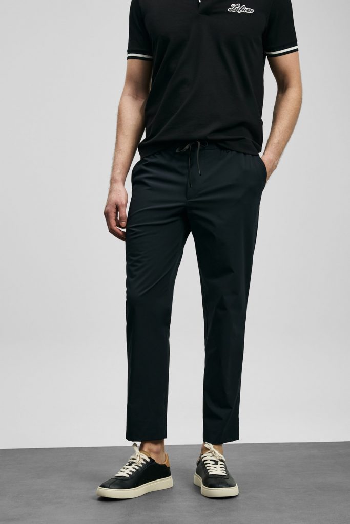 LUFİAN Smart Erkek Polo Tişört  111040249 - Siyah