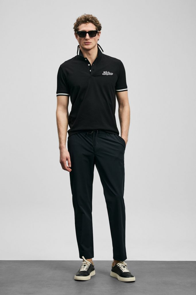 LUFİAN Smart Erkek Polo Tişört  111040249 - Siyah