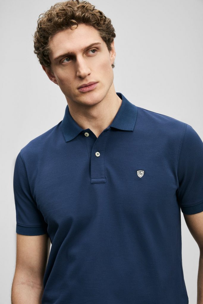 LUFİAN Laon Smart Erkek Polo Tişört 111040230 - AÇIK LACİVERT