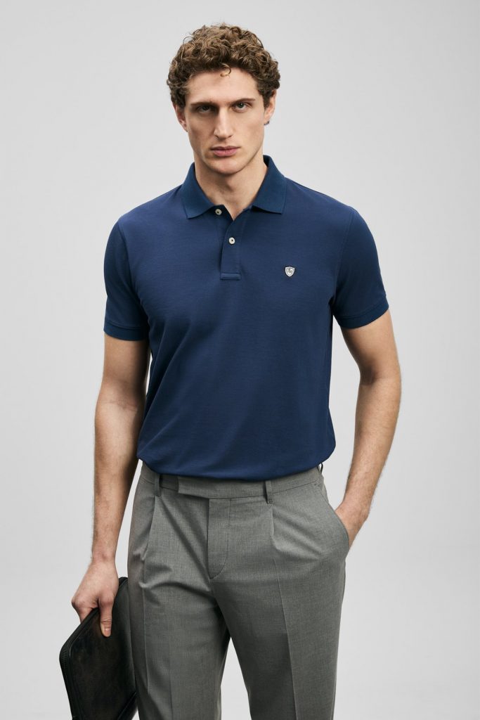 LUFİAN Laon Smart Erkek Polo Tişört 111040230 - AÇIK LACİVERT