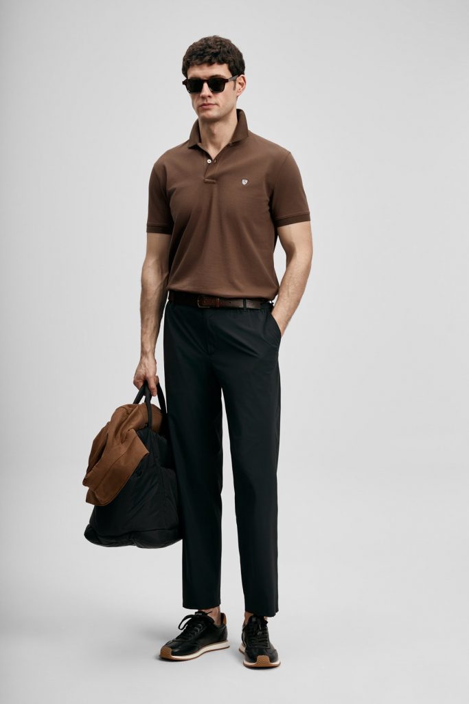 LUFİAN Laon Smart Erkek Polo Tişört 111040230 - K.KAHVE